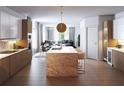 Modern kitchen with large island and open floor plan at 85 Davis Blvd # C, Tampa, FL 33606