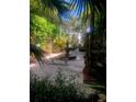 Tranquil courtyard with a central fountain at 212 S Church Ave # 107, Tampa, FL 33609