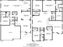Detailed floor plan showcasing the home's layout, including the kitchen, bedrooms, and living areas at 11946 Brighton Knoll Loop, Riverview, FL 33579