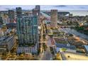 Beautiful aerial view of buildings and waterfront during daytime at 777 N Ashley Dr # 2601, Tampa, FL 33602