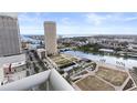 Amazing cityscape featuring river and skyline from balcony at 777 N Ashley Dr # 2601, Tampa, FL 33602