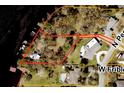 Aerial view showing property lines and lot size at 3300 N Perry Ave, Tampa, FL 33603