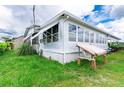 Mobile home's side view, showing additional features at 7131 El Dewitt St, Zephyrhills, FL 33541