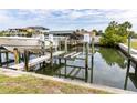 Private boat slips with covered docks and access to open water at 6504 Abaco Dr # 101, Apollo Beach, FL 33572