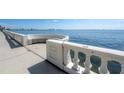 Scenic waterfront walkway with seating and city skyline views at 4141 Bayshore Blvd # 1003, Tampa, FL 33611