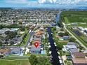 Luxury waterfront home with private pool and boat lift; desirable location at 519 Treviso Dr, Apollo Beach, FL 33572