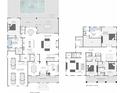 Two-story floor plan including 3-car garage and pool at 4519 W Culbreath Ave, Tampa, FL 33609