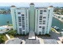 Two-tower building, waterfront property, with parking at 400 64Th Ave # 704, St Pete Beach, FL 33706
