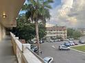 View from balcony showcasing the parking lot and surrounding area at 2310 Denmark St # 50, Clearwater, FL 33763