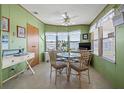 Bright dining area with table and chairs, great for casual meals at 34050 Estates Ln, Wesley Chapel, FL 33543