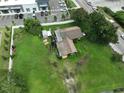 Aerial view of residential home and lot near commercial area at 11348 Pine St, Riverview, FL 33578