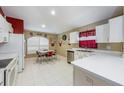 Bright kitchen with stainless steel appliances and a breakfast nook at 3554 Osprey Cove Dr, Riverview, FL 33578