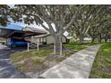 Walkway and tree-lined path in a quiet community at 2438 Enterprise Rd # 6, Clearwater, FL 33763