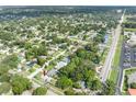 Aerial view showing the house's location in a residential neighborhood at 5817 11Th S Ave, Gulfport, FL 33707