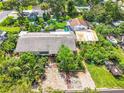 Aerial view showing home's location, large yard, and surrounding neighborhood at 4300 41St N St, St Petersburg, FL 33714