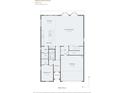 Main floor plan showcasing an open layout and two-car garage at 3108 W Nassau St, Tampa, FL 33607