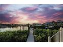 Beautiful waterfront view from the home's private dock on the canal, perfect for boating at 6404 Key Island Ave, Apollo Beach, FL 33572