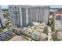 Aerial view of a condo building and surrounding area at 450 Knights Run Ave # 411, Tampa, FL 33602
