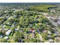 Aerial view showcasing home's location in neighborhood at 12501 Holyoke Ave, Tampa, FL 33624