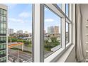 Stunning city skyline view from large windows at 1120 E Kennedy Blvd # 734, Tampa, FL 33602