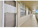 Apartment building hallway with access to unit 306 at 5095 Bay Ne St # 306, St Petersburg, FL 33703