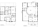 Detailed floor plan showcasing the layout of the first and second floors at 610 Ontario Ave, Tampa, FL 33606