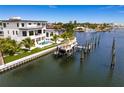 Luxury waterfront home with private boat dock and amazing water views at 490 Laguna Dr, Tierra Verde, FL 33715