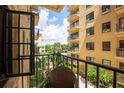 Balcony view of the neighborhood and courtyard at 130 4Th N Ave # 204-206, St Petersburg, FL 33701