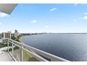Stunning balcony view of the cityscape and waterfront at 3401 Bayshore Blvd # 1801, Tampa, FL 33629
