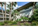 Condo building exterior showcasing landscaping and palm trees at 2650 Countryside Blvd # F110, Clearwater, FL 33761
