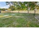 Large backyard with privacy fence and open space at 3457 22Nd S Ave, St Petersburg, FL 33711