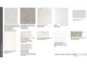 Home design plan with material specifications at 16224 Alpha Grove Pl, Odessa, FL 33556