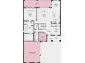 Main floor plan showing open layout with primary suite and study at 11209 Manor House Ln, Odessa, FL 33556