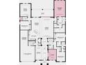 Detailed floor plan showcasing a spacious layout with multiple bedrooms and bathrooms at 11172 Manor House Ln, Odessa, FL 33556