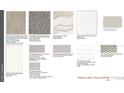 Selection of colors and materials for kitchen, bathroom, and flooring at 11172 Manor House Ln, Odessa, FL 33556