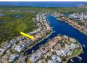 Aerial view showcasing home location in waterfront community at 717 Manns Harbor Dr, Apollo Beach, FL 33572