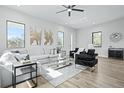 Spacious living room with light walls and modern furniture at 2316 S 46Th St, Tampa, FL 33619