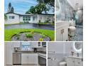 Charming one-story home featuring a brick facade, covered porch, and landscaped front yard at 11452 81St Pl, Seminole, FL 33772