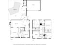Detailed floor plan showcasing layout of the home, swimming pool, and garage at 1229 S Roxmere Rd, Tampa, FL 33629