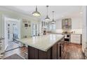 Bright, spacious kitchen with a large island and modern stainless steel appliances at 1229 S Roxmere Rd, Tampa, FL 33629