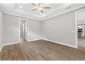Spacious bedroom with wood-look flooring at 5934 Summit View Dr, Brooksville, FL 34601