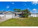 Ranch style home with a spacious lawn and two-car garage at 11303 86Th Ave, Seminole, FL 33772