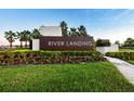 Entrance to River Landing community at 34034 Castaway Loop, Wesley Chapel, FL 33543