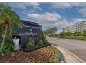 Town Shores of Gulfport entrance with landscaping at 2960 59Th S St # 509, Gulfport, FL 33707