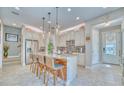 Modern kitchen with granite countertops and stainless steel appliances at 2001 Palm Key Ave, Oldsmar, FL 34677