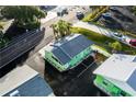 Aerial view of a beach cottage and its surroundings at 19718 Gulf Blvd, Indian Shores, FL 33785
