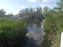 Serene waterfront view with lush vegetation and boat docks at 4310 Huntington Ne St, St Petersburg, FL 33703
