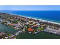 Waterfront property with canal access and beautiful ocean views at 3341 Gulf Blvd, Belleair Beach, FL 33786