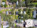 Aerial view showcasing the property's location in a residential neighborhood at 4914 N Suwanee Ave, Tampa, FL 33603