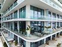 Expansive balcony offering stunning city and water views at 1000 Water St # 1103, Tampa, FL 33602